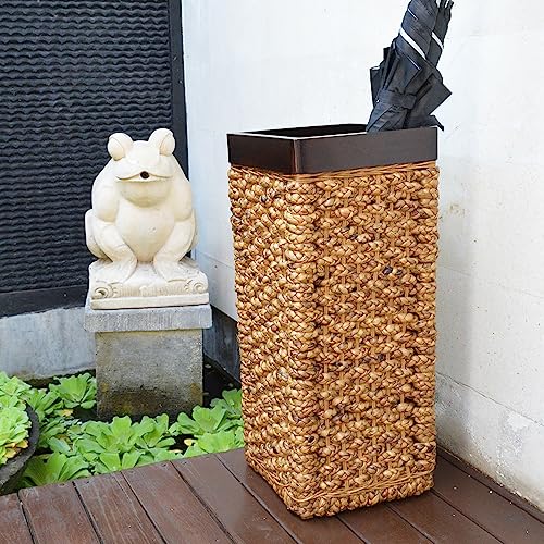 傘立て ゴミ箱 ダストボックス スタンド 2点 木製 アジアン バリ モダン 傘立て ゴミ箱 ダストボックス スタンド 2点 木製 アジアン バリ